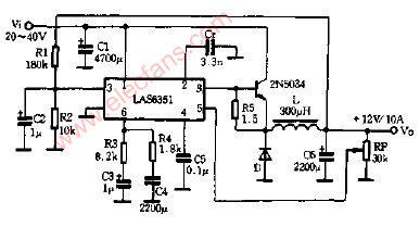LAS6351扩流电路图