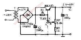 TL431组成的稳压电源电路图