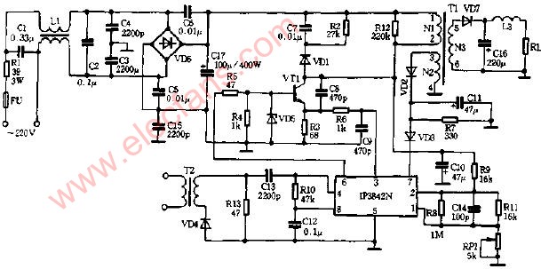 IP<b class='flag-5'>3842</b>N典型应<b class='flag-5'>用电路</b>图