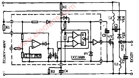 <b class='flag-5'>UCC</b>3889<b class='flag-5'>典型</b>应<b class='flag-5'>用电路图</b>