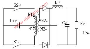 推挽型變換器電路