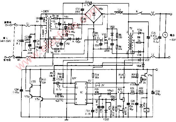 GW凈化<b class='flag-5'>交流</b><b class='flag-5'>穩壓器</b><b class='flag-5'>電路</b>圖