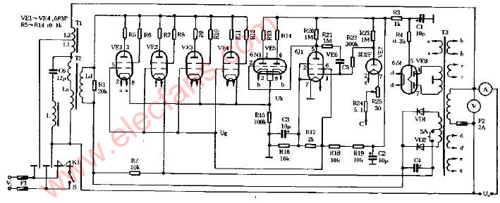 614系列<b class='flag-5'>交流</b><b class='flag-5'>穩壓器</b><b class='flag-5'>電路</b>圖