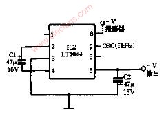 用LT1044<b class='flag-5'>产生</b><b class='flag-5'>负电源</b>电路图