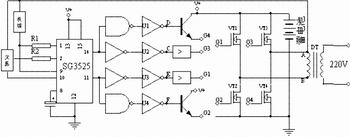 SG3525A驱动MOS功率管电路图