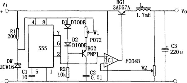 使用<b class='flag-5'>NE555</b><b class='flag-5'>制作</b>的升压型<b class='flag-5'>开关</b>稳压电源电路