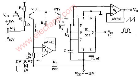 指数式<b class='flag-5'>压控振荡器</b><b class='flag-5'>电路图</b>