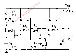 可調(diào)范圍大的<b class='flag-5'>長</b><b class='flag-5'>延時</b><b class='flag-5'>電路圖</b>