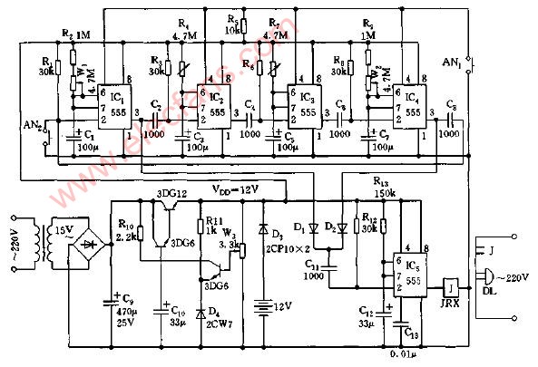 課堂響鈴<b class='flag-5'>自動(dòng)控制器</b><b class='flag-5'>電路圖</b>