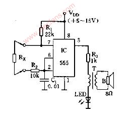 通導率音響式<b class='flag-5'>測試儀</b><b class='flag-5'>電路圖</b>