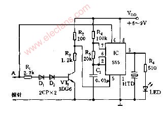 <b class='flag-5'>三</b>態(tài)聲光<b class='flag-5'>邏輯</b><b class='flag-5'>筆</b><b class='flag-5'>電路圖</b>