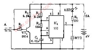 实用数字电平探头电路图