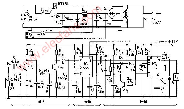 <b class='flag-5'>聲控</b>電源<b class='flag-5'>電路圖</b>