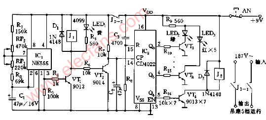 <b class='flag-5'>吊扇</b>低壓啟動<b class='flag-5'>控制</b>器<b class='flag-5'>電路圖</b>