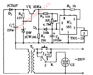 微風(fēng)<b class='flag-5'>吊扇</b><b class='flag-5'>定時(shí)</b>器電路圖