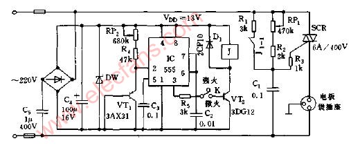 电饭煲自动功率<b class='flag-5'>调节器</b><b class='flag-5'>电路图</b>
