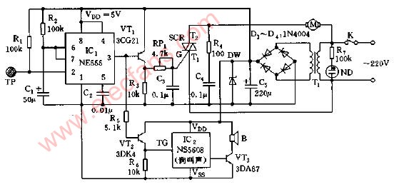 家電<b class='flag-5'>指</b><b class='flag-5'>觸</b>保護(hù)<b class='flag-5'>器</b><b class='flag-5'>電路圖</b>