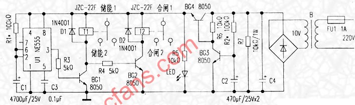 自动合闸装置电路及制作