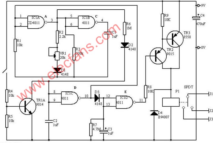 微功率<b class='flag-5'>CMOS</b>电子<b class='flag-5'>定时器</b><b class='flag-5'>电路</b>