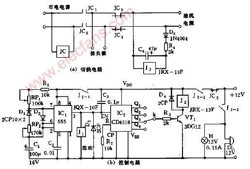 柴油发电机组<b class='flag-5'>自动</b>发<b class='flag-5'>电控制</b><b class='flag-5'>装置</b>电路图1