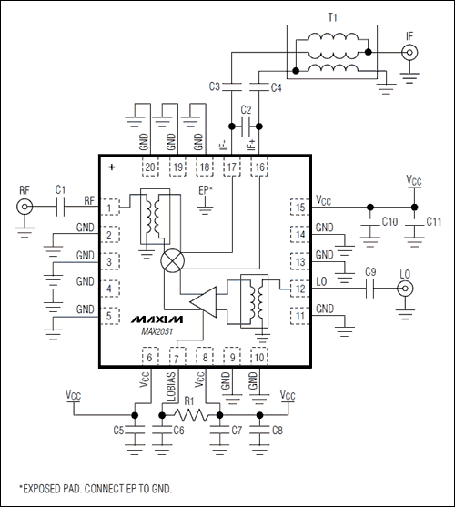 MAX2051应用电路