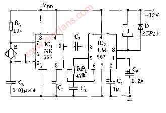 采用<b class='flag-5'>溫度</b><b class='flag-5'>頻率</b><b class='flag-5'>轉(zhuǎn)換</b>的高精度控溫電路圖