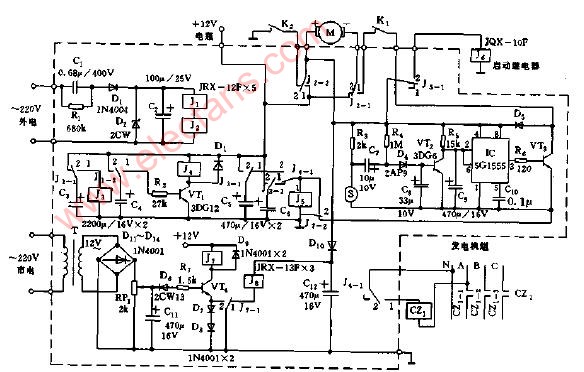 柴油<b class='flag-5'>發(fā)電機</b>組自動<b class='flag-5'>發(fā)電控制</b>裝置<b class='flag-5'>電路圖</b>2