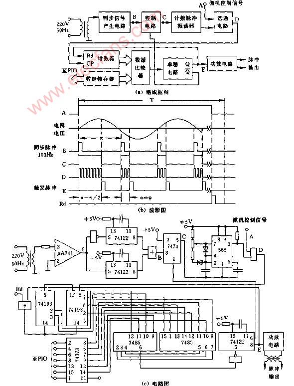 離散脈沖形成電路圖