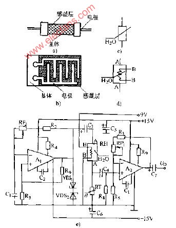 SM-C-I型温度传感器电路图