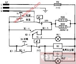 狮王DX-63双功能电子消毒柜电路图