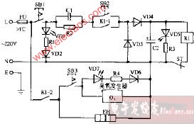 康宝SDX-70系列双门双功能电子消毒柜电路图