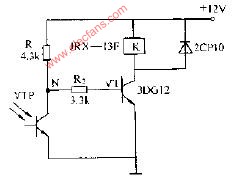 光照释放式继2电路图