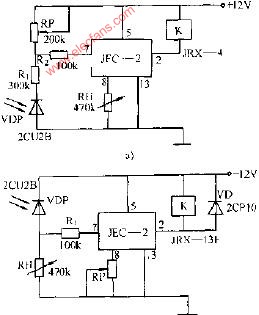光控多功能触发器电路图