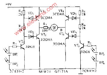 光控換向電路圖