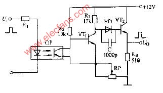 光耦合器应用在施密特电器电路图