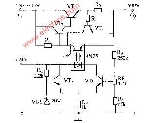 光耦合稳压电路图1