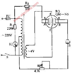 廉價氣敏報信電路圖