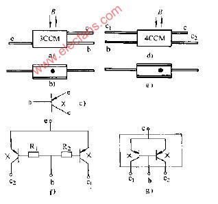 磁敏晶体管及4CCM差分电路图