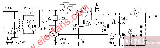 <b class='flag-5'>電池</b>恒流<b class='flag-5'>充電器</b><b class='flag-5'>電路圖</b>