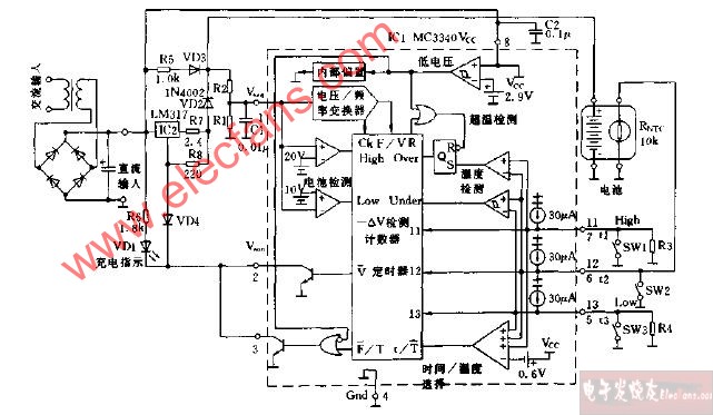 实用<b class='flag-5'>电池</b><b class='flag-5'>自动</b>充电器<b class='flag-5'>电路图</b>