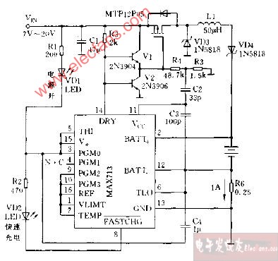 <b class='flag-5'>開關</b><b class='flag-5'>型</b>快速<b class='flag-5'>充電器</b>電路圖