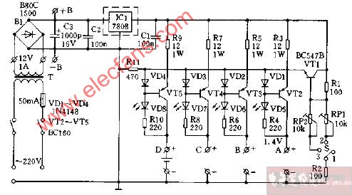 <b class='flag-5'>简易</b>电池<b class='flag-5'>充电器</b><b class='flag-5'>电路</b>图