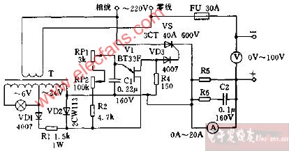 功率<b class='flag-5'>可调</b><b class='flag-5'>充电器</b>装置电路图