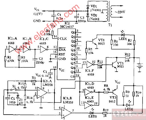 脈沖式<b class='flag-5'>自動</b><b class='flag-5'>充電器</b>3<b class='flag-5'>電路圖</b>