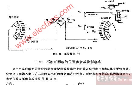 遙控<b class='flag-5'>旋轉</b><b class='flag-5'>開關電路圖</b>