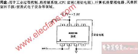 <b class='flag-5'>AD22105</b>型典型应用电路图