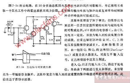 雷达信号对数放大器电路图