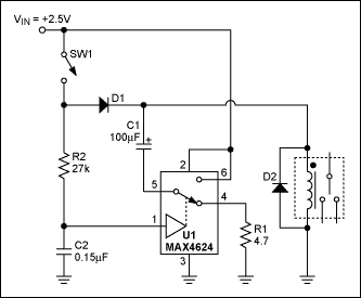 利用模擬開關降低繼電器的<b class='flag-5'>功耗</b>,Analog <b class='flag-5'>Switch</b> L