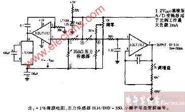 應變橋信號調節器電路圖