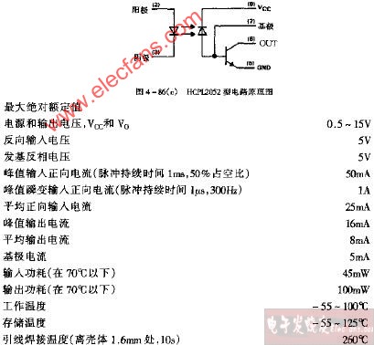 HCPL2530 HCPL2531型电路原理电路图